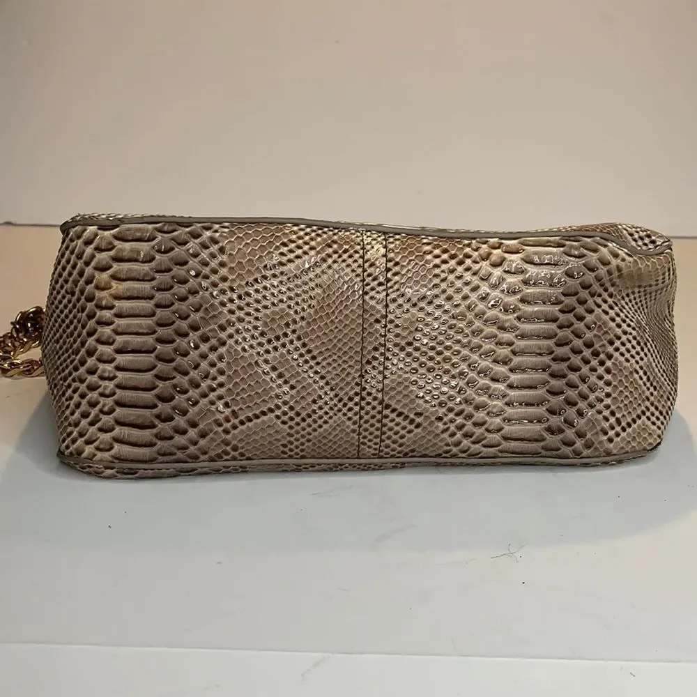 Michael Kors Snakeskin gold chain shoulder bag - Picture 6 of 12